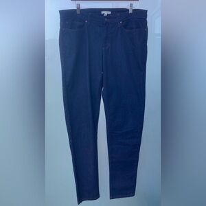 EILEEN FISHER Sz 14 Dark  Wash 5 Pockets Tapered Leg High Waisted Jeans NWOT